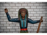 Houten beeld "native american" - afbeelding 4 van  7