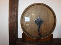 Houten boterkarnton. doorsnede 57 cm. - afbeelding 1 van  2