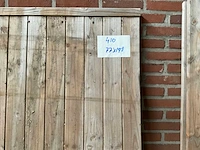Houten buitendeur met kozijn 77x195 cm - afbeelding 2 van  3
