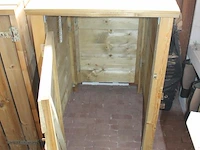 Houten container ombouw. afmeting 97 x 70 x 110 cm. - afbeelding 3 van  3