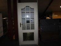 Houten decoratieve telefooncel. afmeting 100 x 100 x 225 cm - afbeelding 1 van  2