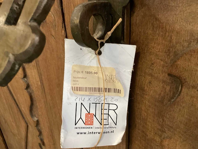 Houten deuren met kozijn - afbeelding 4 van  5