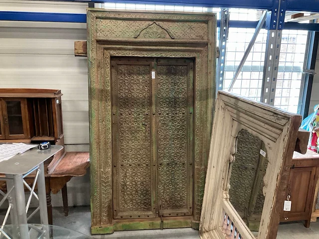 Houten deuren met kozijn - afbeelding 1 van  3