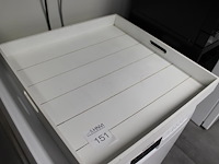 Houten dienblad xl 55 x 55 cm. - afbeelding 2 van  2