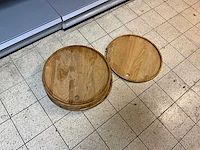 Houten dienbladen (7x) - afbeelding 2 van  4