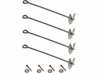 Houten dubbele schommel "lucy" met 2 kunststof schommels - afbeelding 3 van  4