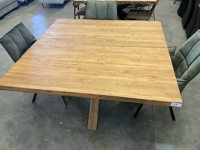 Houten eetkamertafel - afbeelding 3 van  6