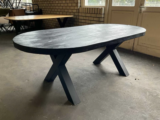 Houten eetkamertafel - afbeelding 6 van  9