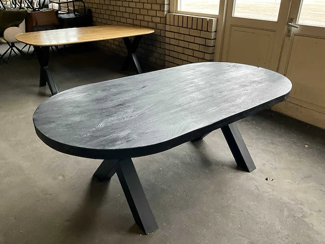 Houten eetkamertafel - afbeelding 7 van  9