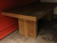 Houten eettafel - 240x100x78cm - afbeelding 2 van  6