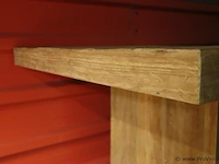 Houten eettafel - 240x100x78cm - afbeelding 4 van  6