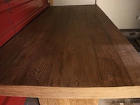 Houten eettafel - 240x100x78cm - afbeelding 5 van  6