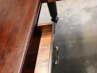 Houten eettafel v.v. 2 laden - 200x90x76cm - afbeelding 6 van  6