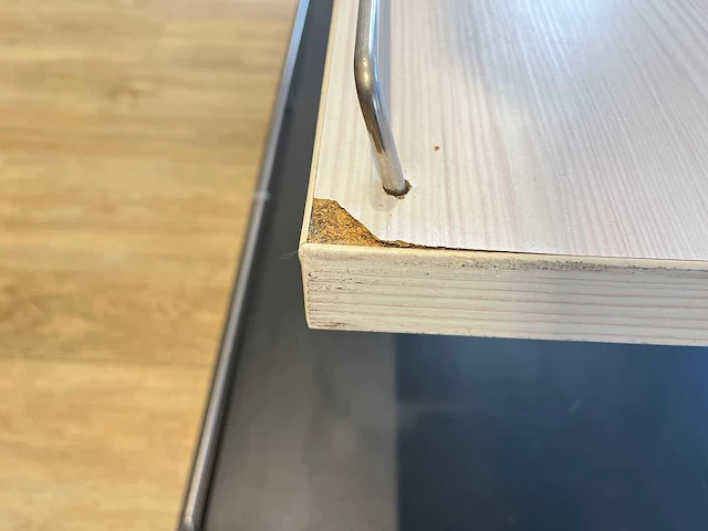 Houten etagère 120 cm hoog (2x) - afbeelding 5 van  5