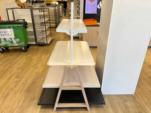 Houten etagère 120 cm hoog (2x) - afbeelding 6 van  8