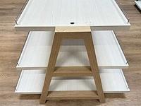 Houten etagère 120 cm hoog (3x) - afbeelding 3 van  3