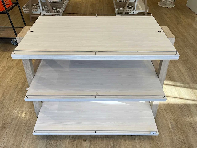 Houten etagère 120 cm hoog - afbeelding 4 van  6