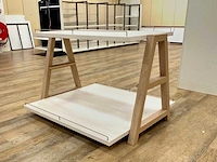 Houten etagère 120 cm hoog - afbeelding 1 van  2