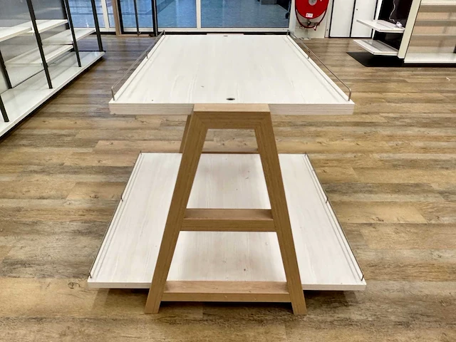 Houten etagère 120 cm hoog - afbeelding 2 van  2