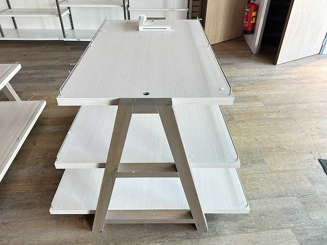 Houten etagère (2x) - afbeelding 4 van  5