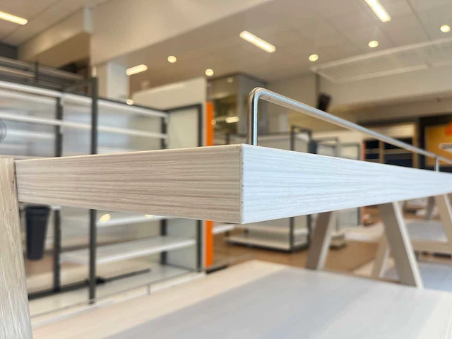 Houten etagère 90 cm hoog (2x) - afbeelding 4 van  5