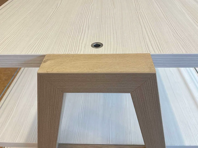 Houten etagère 90 cm hoog (2x) - afbeelding 5 van  5