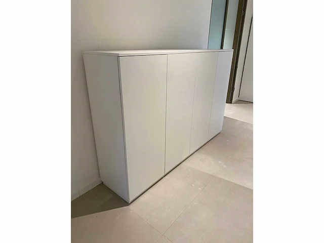 Houten halfhoge 4-derus kast - afbeelding 2 van  8