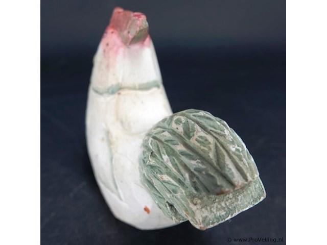 Houten handbeschilderde kip - afbeelding 3 van  5