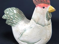 Houten handbeschilderde kip - afbeelding 4 van  5
