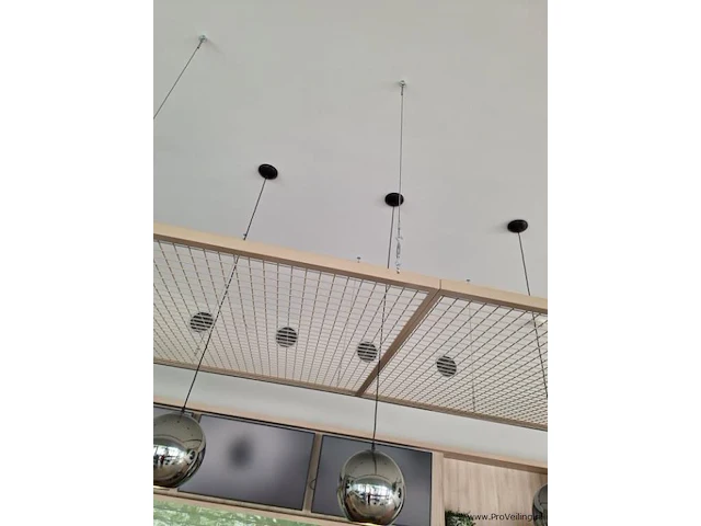 Houten hangconstructie - 530x162 cm - afbeelding 3 van  3