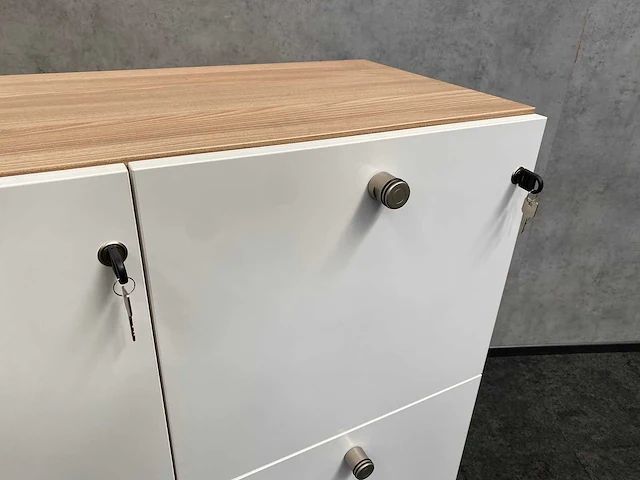 Houten hangmappen kast - afbeelding 5 van  9