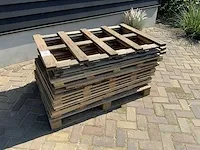 Houten hek (15x) - afbeelding 1 van  4