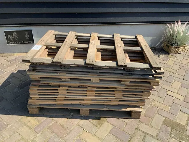 Houten hek (15x) - afbeelding 2 van  4