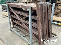 Houten hekwerkdeel - afbeelding 3 van  4