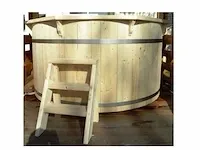 Houten hottub met kachel - incl. cover - afbeelding 5 van  9