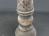 Houten kandelaar - afbeelding 4 van  5