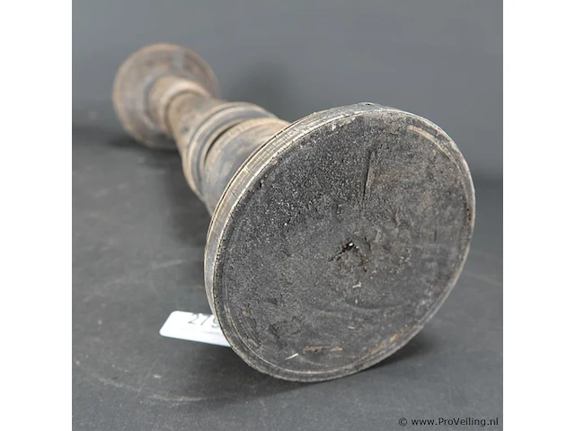 Houten kandelaar - afbeelding 5 van  5