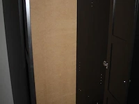 Houten kast 80 x 55 x 176 cm ikea met twee deuren. - afbeelding 3 van  3