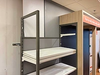 Houten kast met stalen frame (2x) - afbeelding 5 van  7