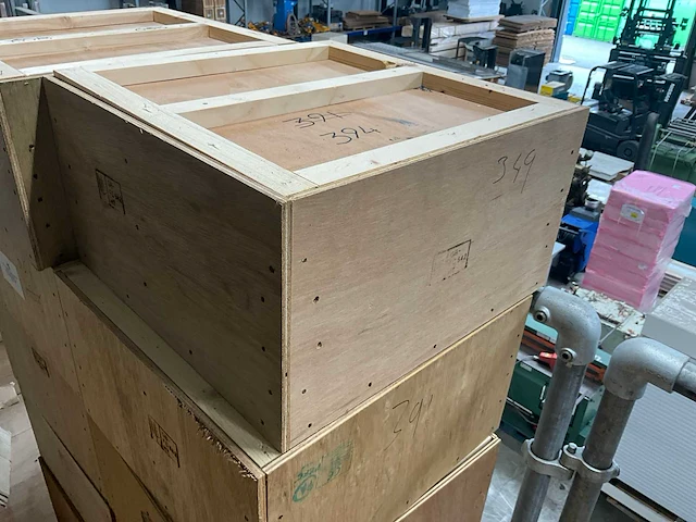 Houten kist (10x) - afbeelding 3 van  4