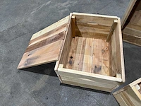 Houten kist (84x) - afbeelding 6 van  8