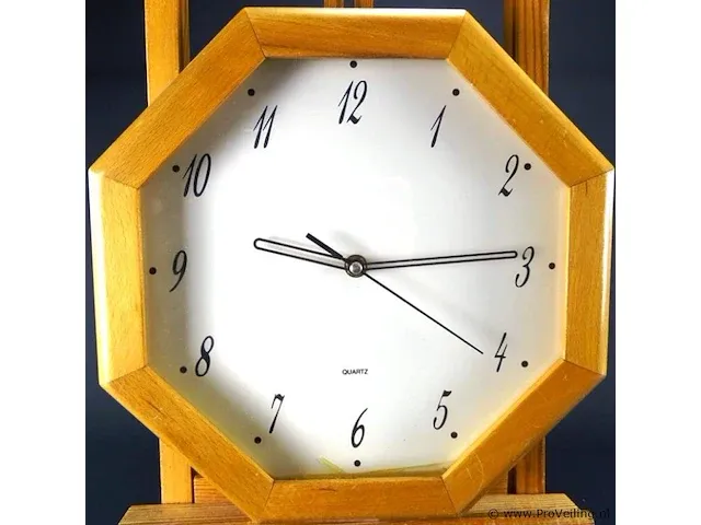 Houten klok - afbeelding 2 van  5