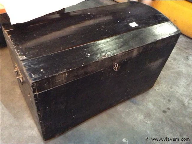 Houten koffer - afbeelding 1 van  2