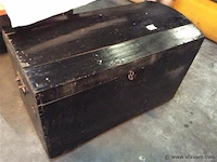 Houten koffer - afbeelding 1 van  2