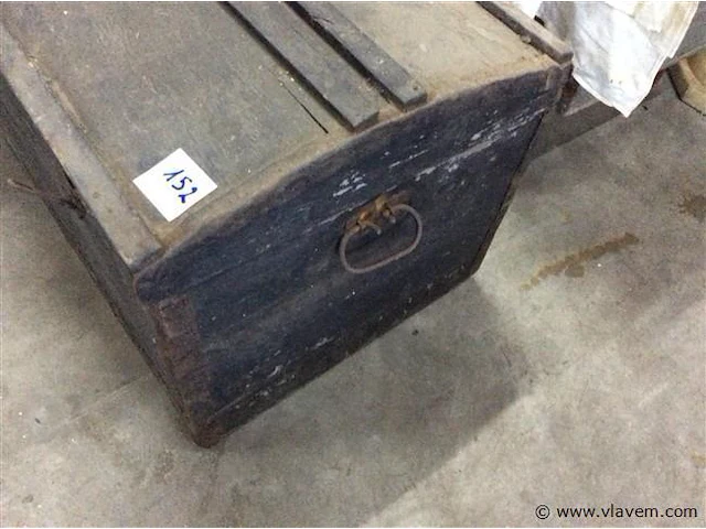 Houten koffer - afbeelding 2 van  2