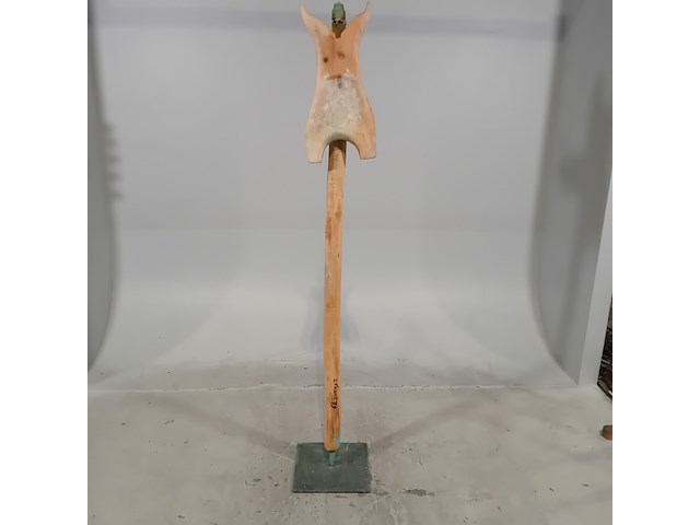 Houten kunstwerk, frenk - afbeelding 4 van  9