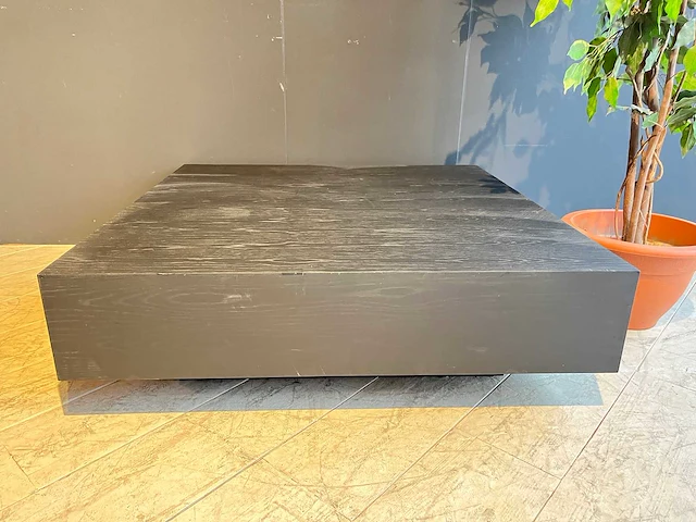 Houten lage salontafel - afbeelding 2 van  3