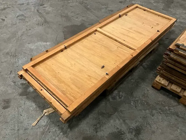 Houten legbordstelling 220x233cm - afbeelding 4 van  4