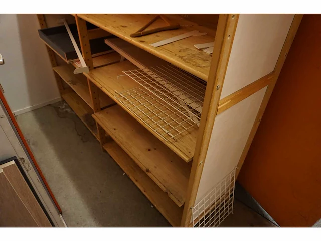 Houten magazijnstelling - afbeelding 3 van  4