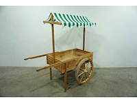 Houten marktkraam - afbeelding 1 van  4